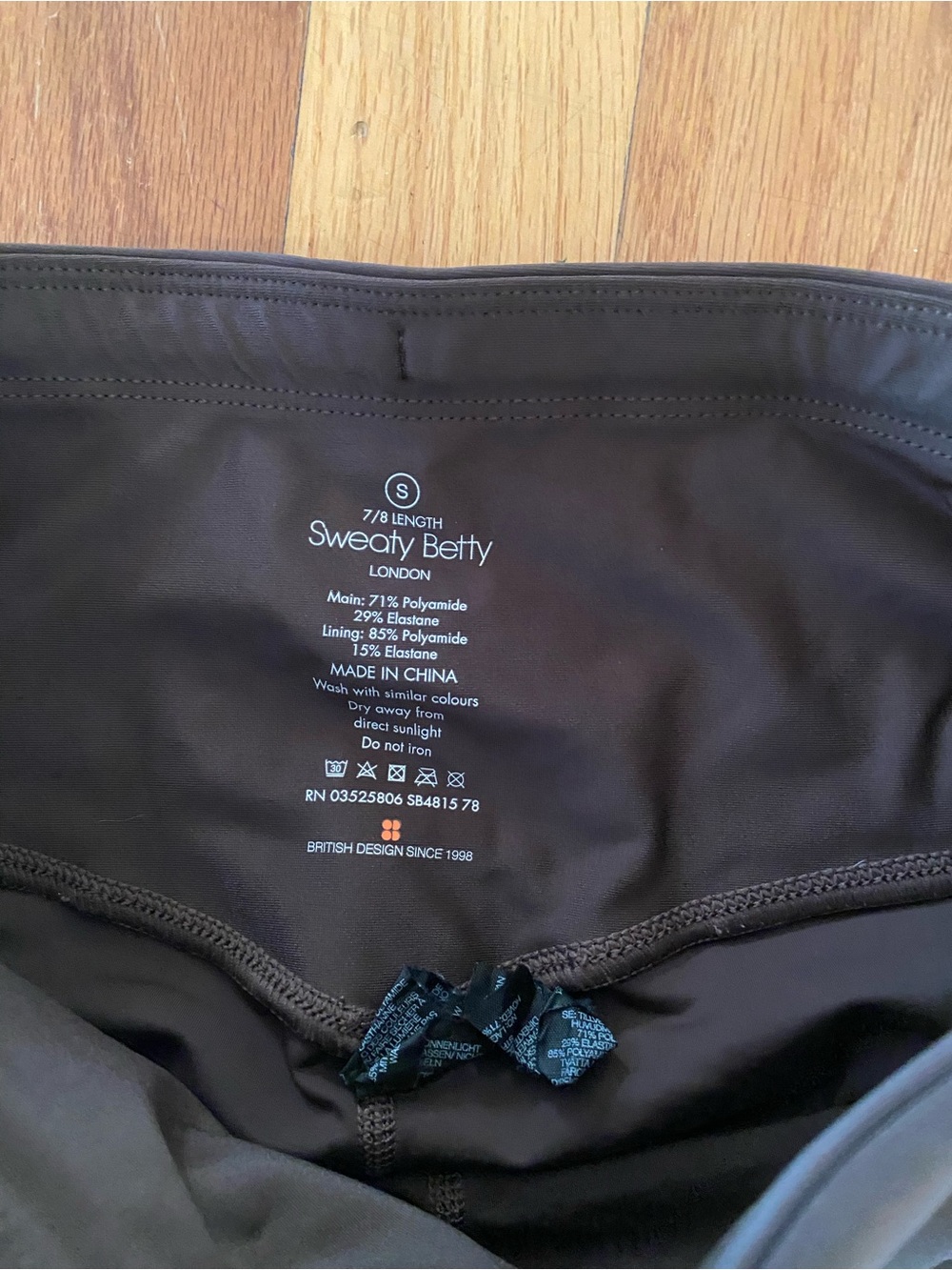 Sweaty Betty High Shine 7/8 Legging - Picture 2 of 3